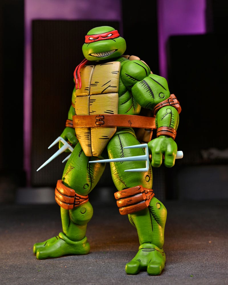 LEONARDO RAPHAEL MICHELANGELO DONATELLO PACK 4 FIGURAS 18 CM TMNT MIRAGE COMICS NECA