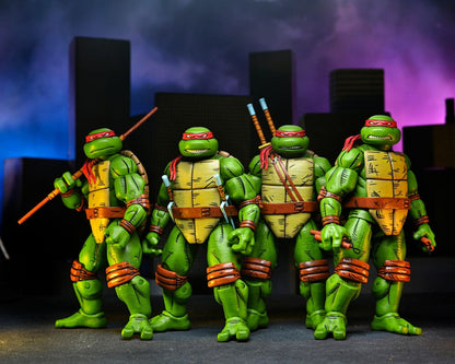 LEONARDO RAPHAEL MICHELANGELO DONATELLO PACK 4 FIGURAS 18 CM TMNT MIRAGE COMICS NECA