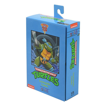LEONARDO – FIGURA ULTIMATE VHS 18 CM (TMNT CARTOON – NECA)