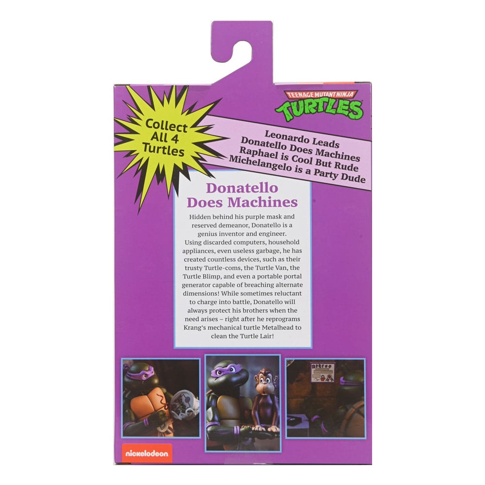 DONATELLO – FIGURA ULTIMATE VHS 18 CM (TMNT CARTOON – NECA)