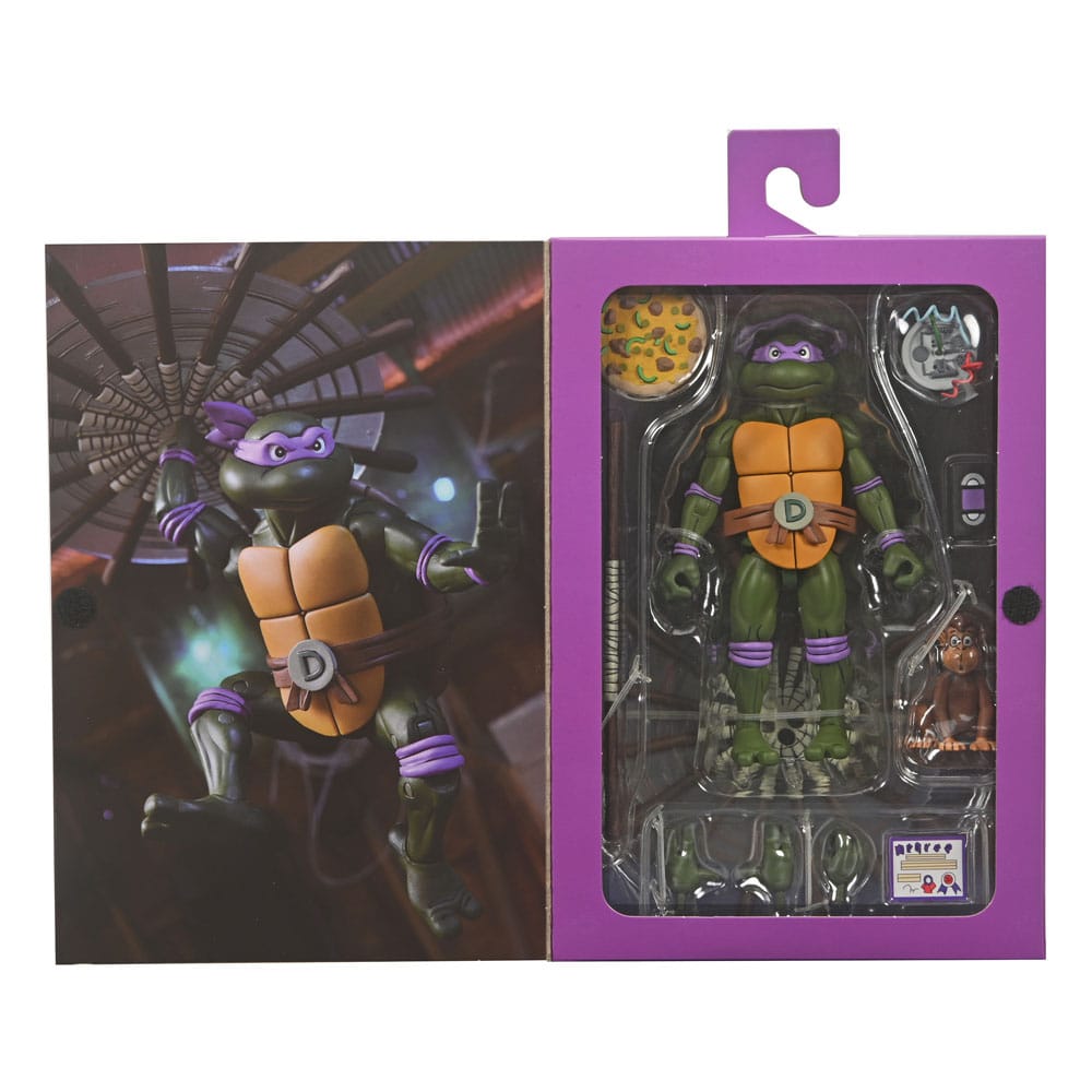 DONATELLO – FIGURA ULTIMATE VHS 18 CM (TMNT CARTOON – NECA)