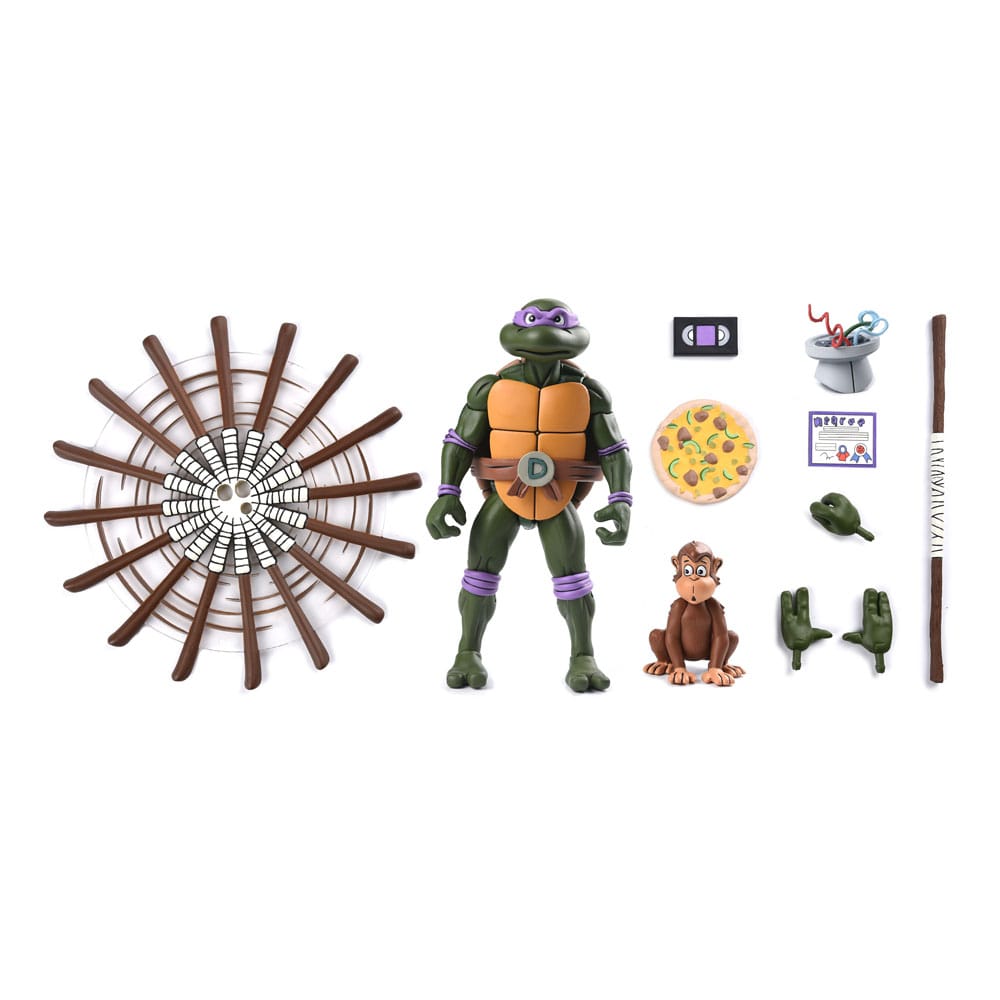 DONATELLO – FIGURA ULTIMATE VHS 18 CM (TMNT CARTOON – NECA)