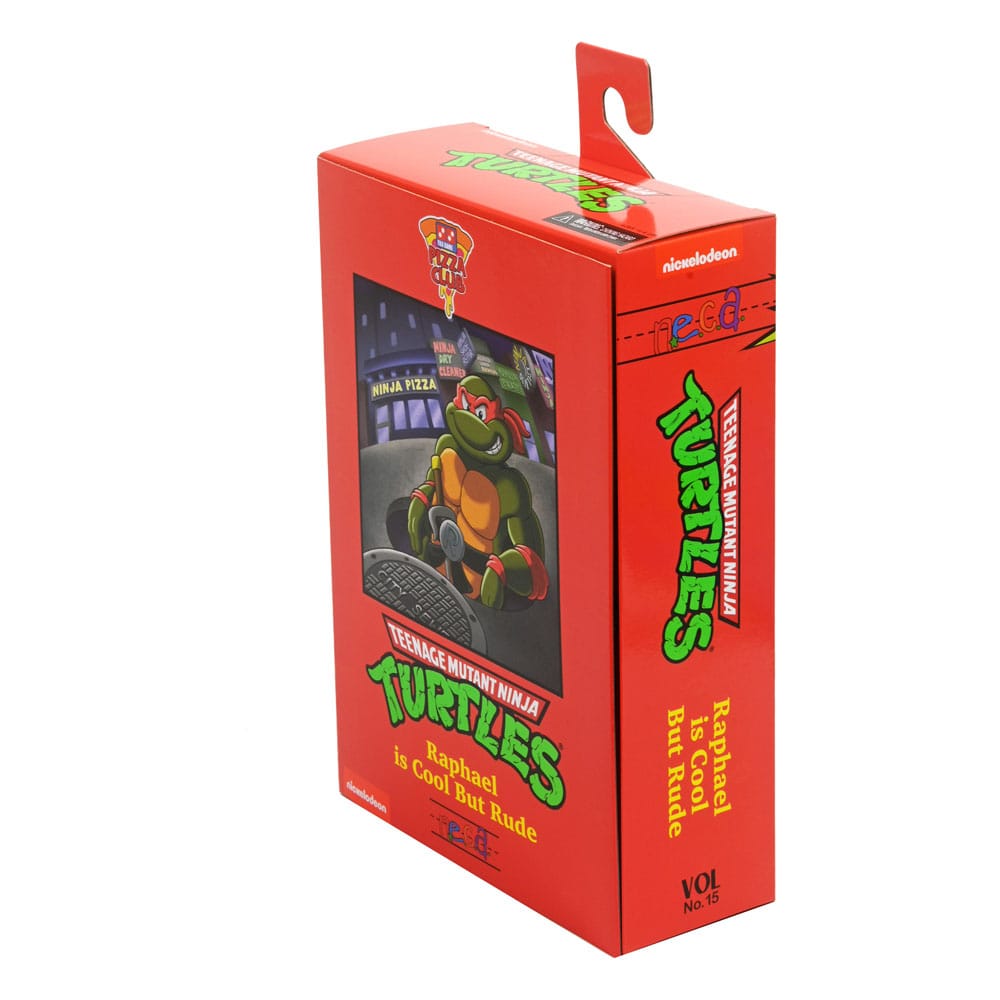 RAPHAEL – FIGURA ULTIMATE VHS 18 CM (TMNT CARTOON – NECA)