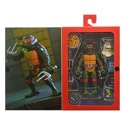 RAPHAEL – FIGURA ULTIMATE VHS 18 CM (TMNT CARTOON – NECA)
