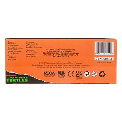 MICHELANGELO – FIGURA ULTIMATE VHS 18 CM (TMNT CARTOON – NECA)