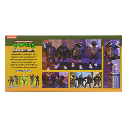 PUNK TURTLES PAQUETE DE 4 FIGURAS 18 CM – TORTUGAS NINJA (CARTOON) – NECA
