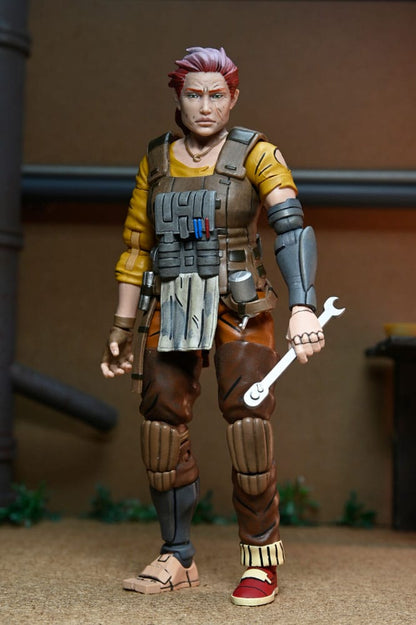 SYNJA, GRANNY APRIL, BABY YI & MOJA 18 CM – TORTUGAS NINJA THE LAST RONIN THE LOST YEARS – NECA