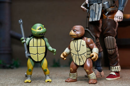 SYNJA, GRANNY APRIL, BABY YI & MOJA 18 CM – TORTUGAS NINJA THE LAST RONIN THE LOST YEARS – NECA