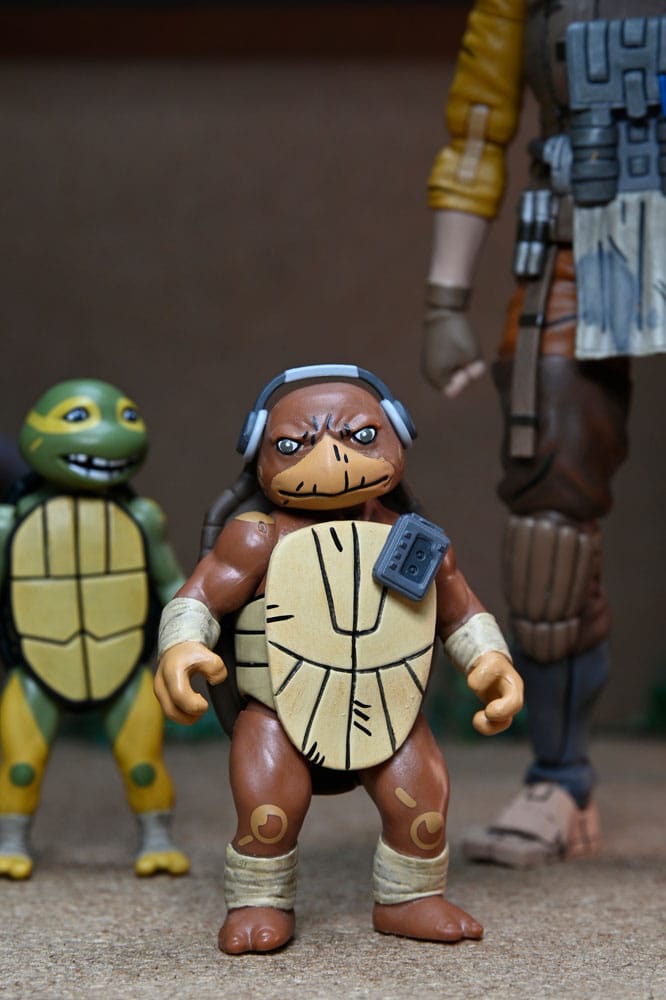 SYNJA, GRANNY APRIL, BABY YI & MOJA 18 CM – TORTUGAS NINJA THE LAST RONIN THE LOST YEARS – NECA