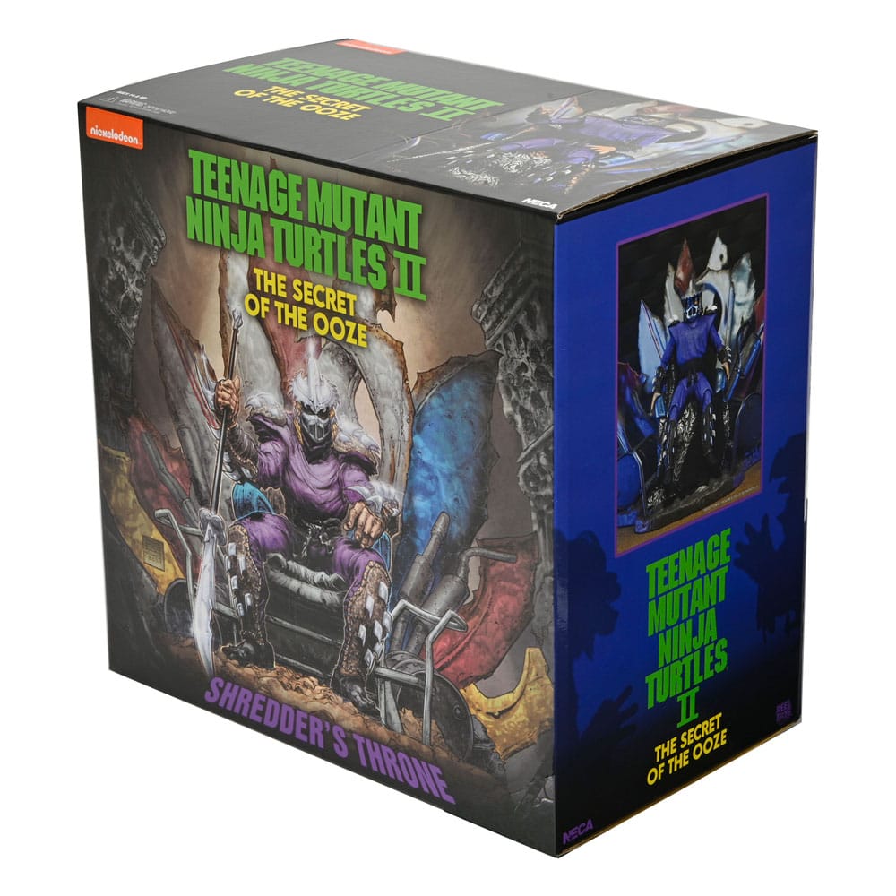 DIORAMA TRONO SHREDDER – TMNT 2 SECRET OF THE OOZE – NECA 27 CM