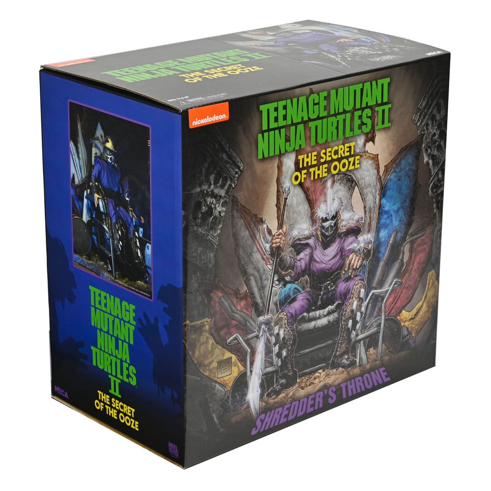 DIORAMA TRONO SHREDDER – TMNT 2 SECRET OF THE OOZE – NECA 27 CM