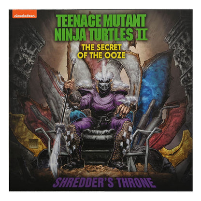 DIORAMA TRONO SHREDDER – TMNT 2 SECRET OF THE OOZE – NECA 27 CM