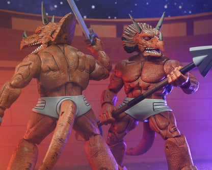 TRICERATON GLADIATOR TORTUGAS NINJA MIRAGE COMICS NECA 21 CM