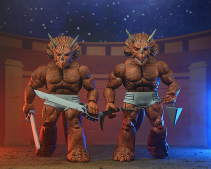 TRICERATON GLADIATOR TORTUGAS NINJA MIRAGE COMICS NECA 21 CM