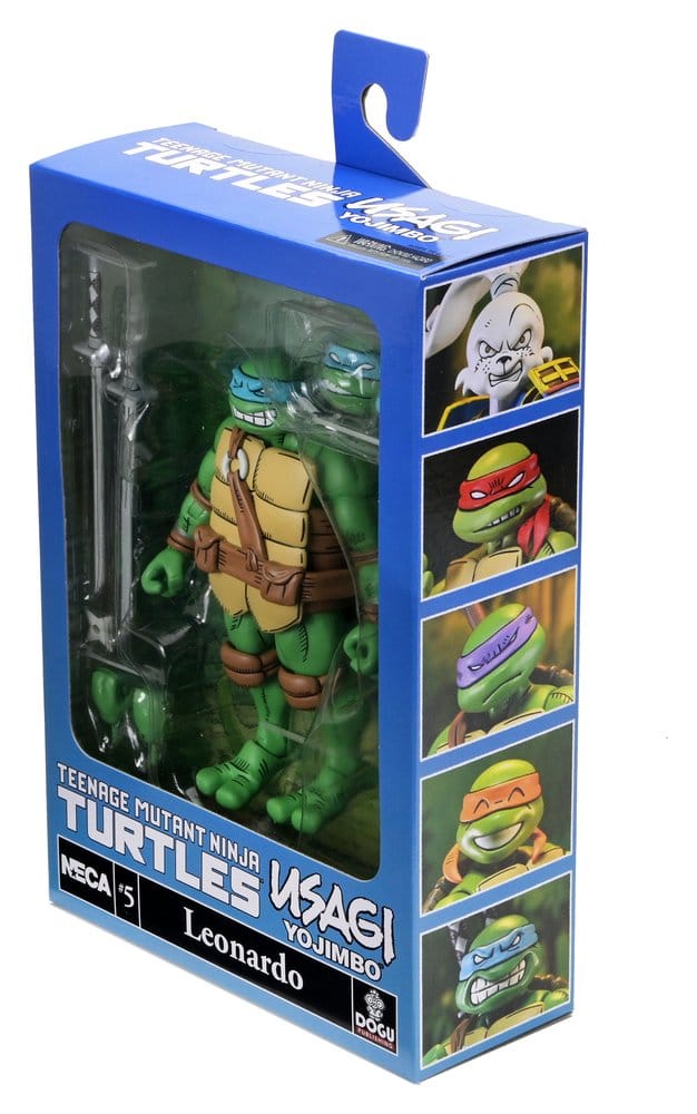 LEONARDO – TEENAGE MUTANT NINJA TURTLES x USAGI YOJIMBO FIGURA ULTIMATE 18 CM – NECA