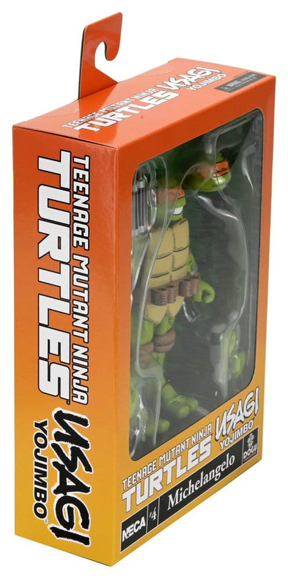 MICHELANGELO – TEENAGE MUTANT NINJA TURTLES x USAGI YOJIMBO FIGURA ULTIMATE NECA