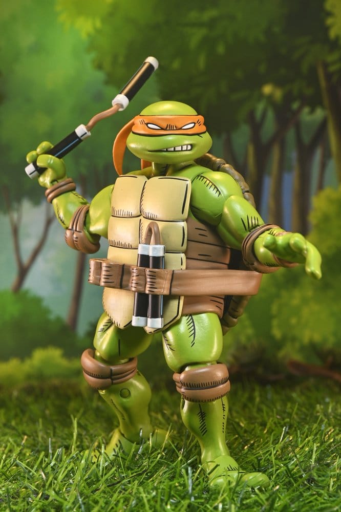 MICHELANGELO – TEENAGE MUTANT NINJA TURTLES x USAGI YOJIMBO FIGURA ULTIMATE NECA