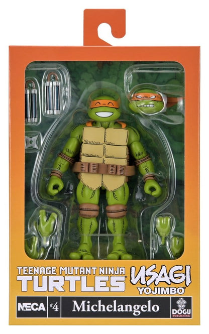 MICHELANGELO – TEENAGE MUTANT NINJA TURTLES x USAGI YOJIMBO FIGURA ULTIMATE NECA