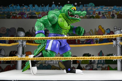 STUMP WRESTLING LEATHERHEAD FIGURA 18 CM – TORTUGAS NINJA (ARCHIE COMICS) – NECA