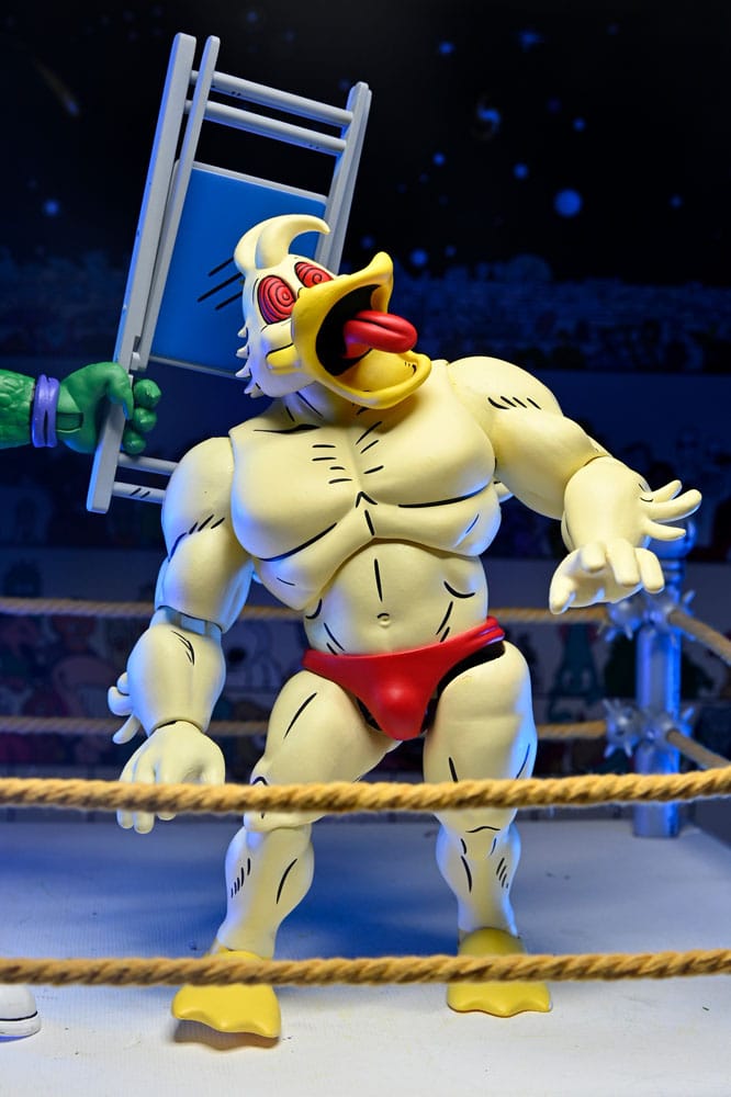 ACE DUCK – FIGURA STUMP WRESTLING 18 CM (NECA – TEENAGE MUTANT NINJA TURTLES ARCHIE COMICS)