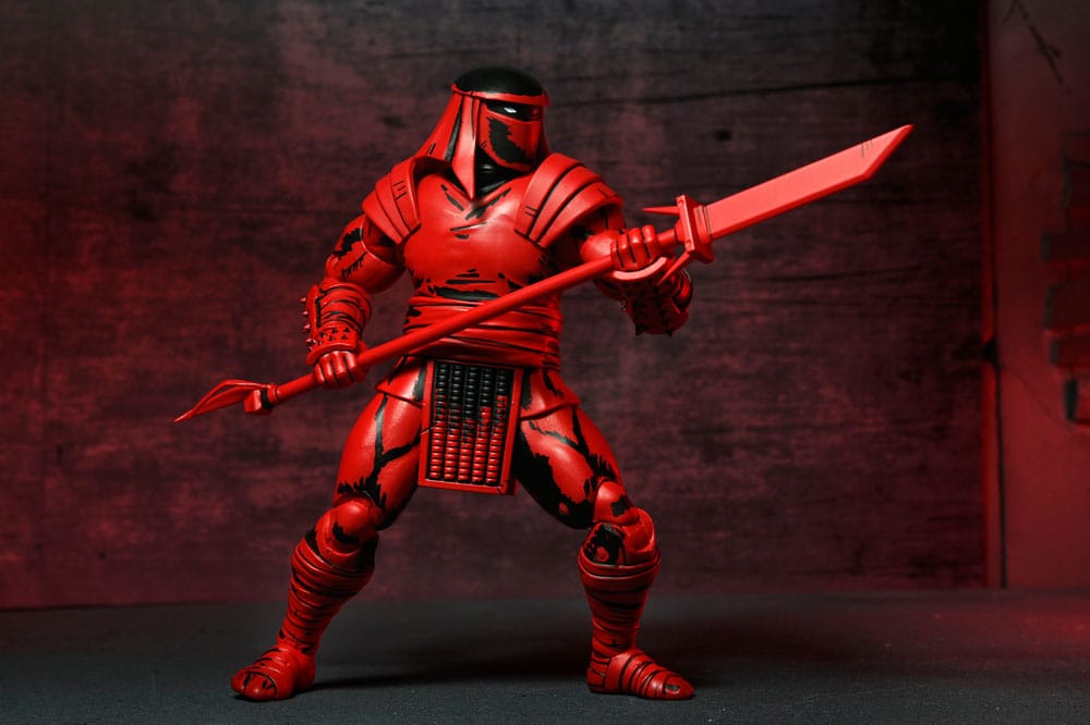 RED AND BLACK FOOT ENFORCER TORTUGAS NINJA (MIRAGE COMICS) 18 CM – NECA