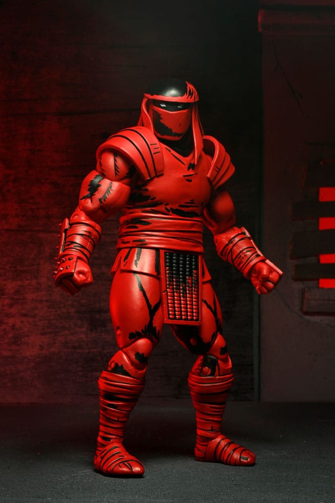 RED AND BLACK FOOT ASSASSIN – FIGURA 18 CM – TEENAGE MUTANT NINJA TURTLES MIRAGE COMICS – NECA