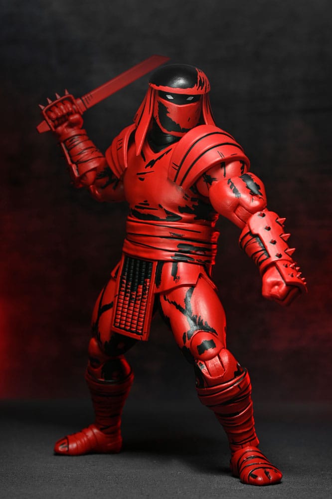 RED AND BLACK FOOT ASSASSIN – FIGURA 18 CM – TEENAGE MUTANT NINJA TURTLES MIRAGE COMICS – NECA