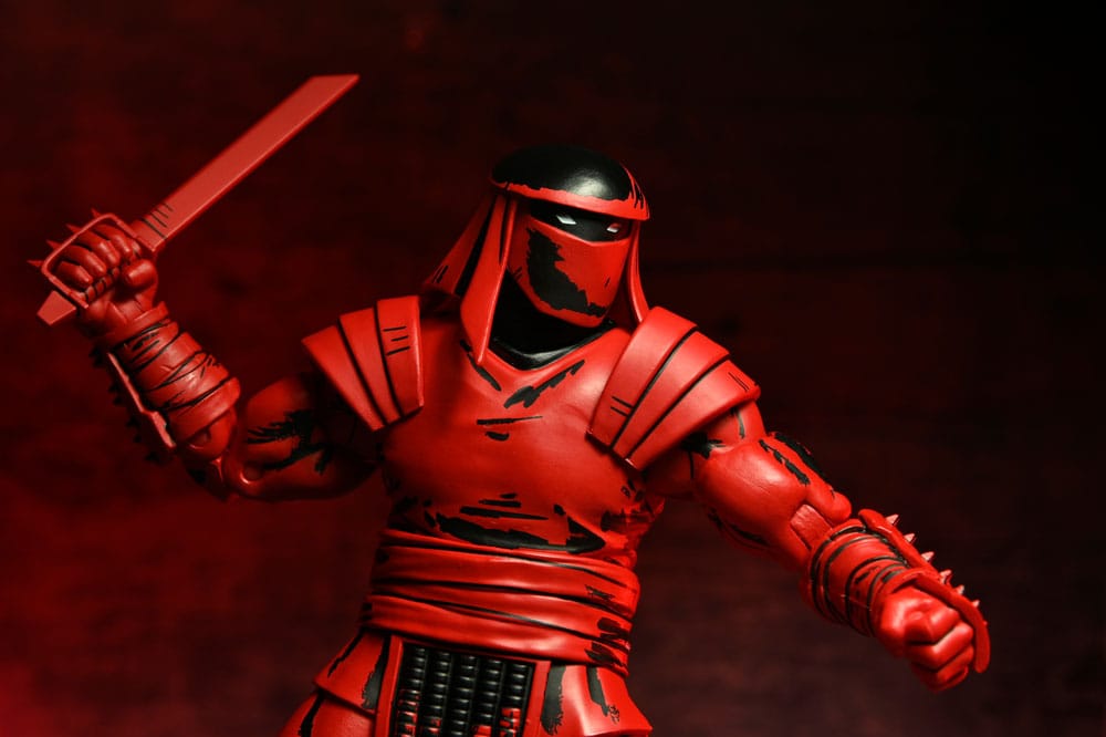 RED AND BLACK FOOT ASSASSIN – FIGURA 18 CM – TEENAGE MUTANT NINJA TURTLES MIRAGE COMICS – NECA