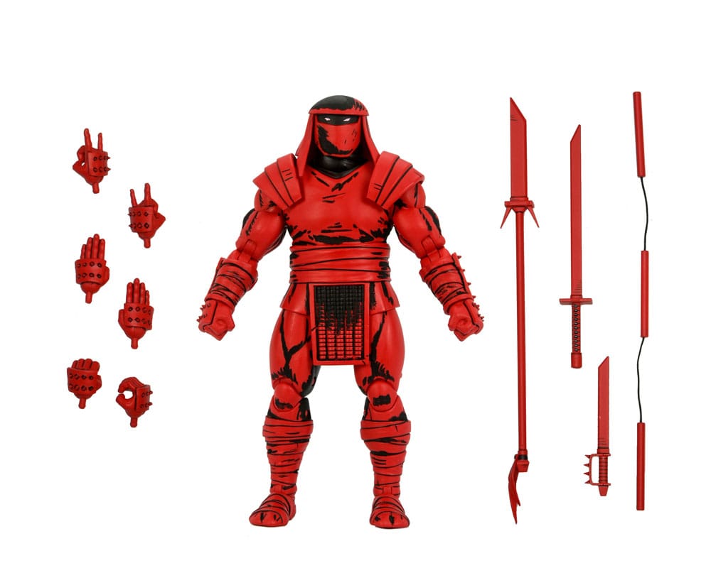 RED AND BLACK FOOT ENFORCER TORTUGAS NINJA (MIRAGE COMICS) 18 CM – NECA