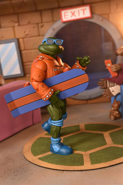 PUNK LEO & PUNK RAPH 2 PACK 18 CM – TORTUGAS NINJA CARTOON – NECA