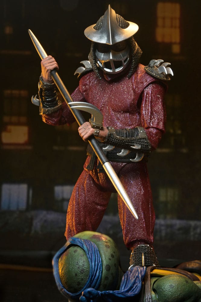 TORTUGAS NINJA – ROOF TOP BATTLE SHREDDER VS LEO 18 CM NECA