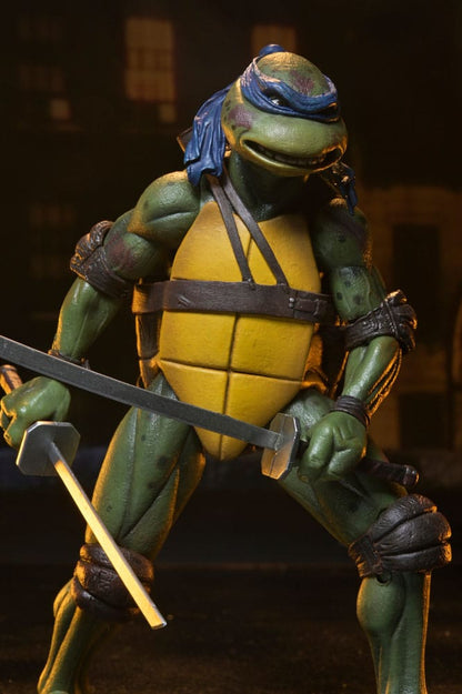 TORTUGAS NINJA – ROOF TOP BATTLE SHREDDER VS LEO 18 CM NECA