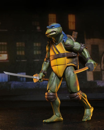 TORTUGAS NINJA – ROOF TOP BATTLE SHREDDER VS LEO 18 CM NECA