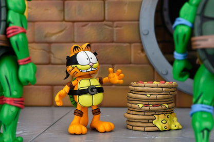 GARFELLO & ODIE – TMNT ARCHIE COMICS X GARFIELD FIGURAS 2 PACK 10 CM (NECA – CROSSOVER)