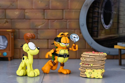 GARFELLO & ODIE – TMNT ARCHIE COMICS X GARFIELD FIGURAS 2 PACK 10 CM (NECA – CROSSOVER)