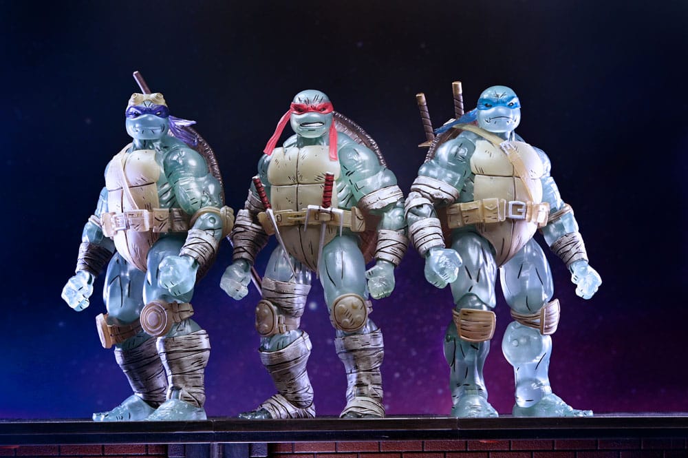 GHOST BROTHERS PACK DE 3 FIGURAS 18 CM – TORTUGAS NINJA THE LAST RONIN – NECA