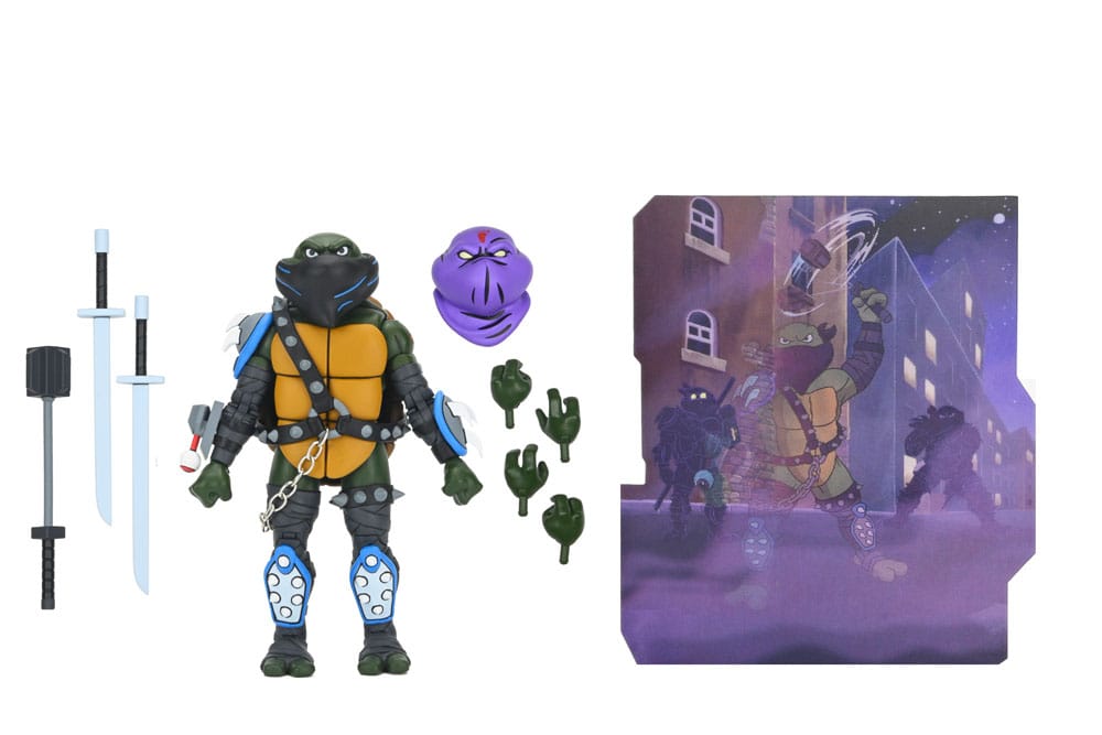 TEENAGE MUTANT NINJA TURTLES – FIGURA ULTIMATE DARK LEO (NECA – 18 CM)