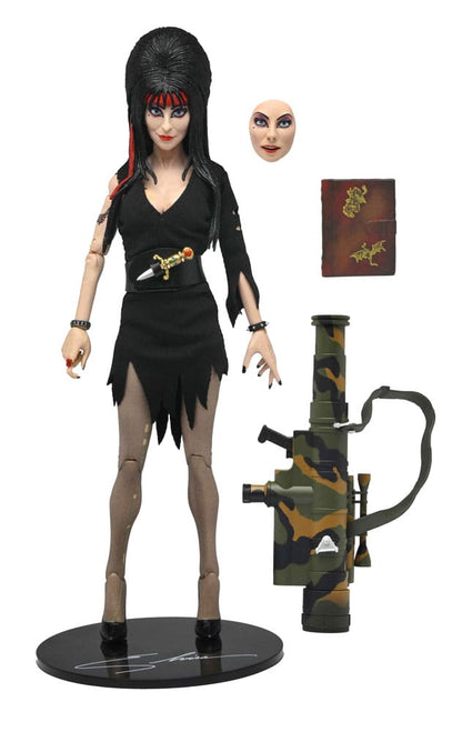 ELVIRA (CLOTHED COMMANDO) – ELVIRA, REINA DE LAS TINIEBLAS 20 CM NECA