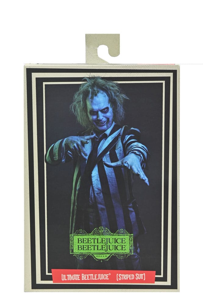 BEETLEJUICE – FIGURA 18 CM – ULTIMATE STRIPED SUIT – NECA – MOVIE COLLECTIBLE