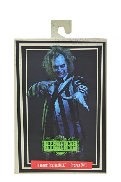 BEETLEJUICE – FIGURA 18 CM – ULTIMATE STRIPED SUIT – NECA – MOVIE COLLECTIBLE