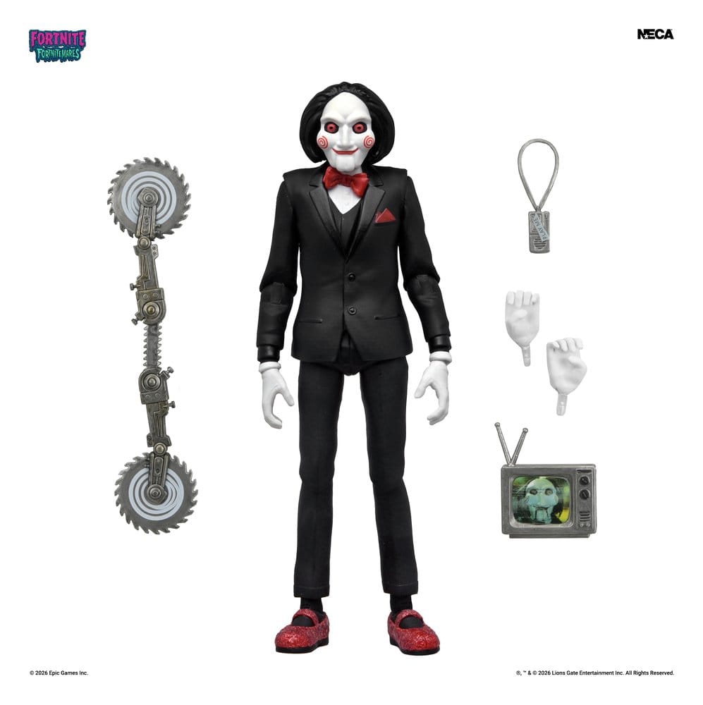 BILLY THE PUPPET – FIGURA FORTNITEMARES 18 CM (NECA – FORTNITE / SAW)