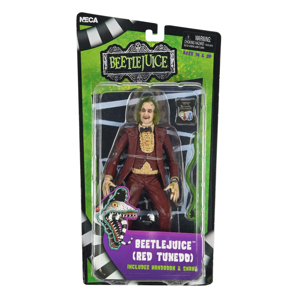 BEETLEJUICE RED TUXEDO FIGURA NECA 18 CM