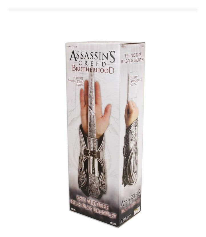 EZIO AUDITORE HIDDEN BLADE RÉPLICA 1:1 ASSASSIN'S CREED II NECA
