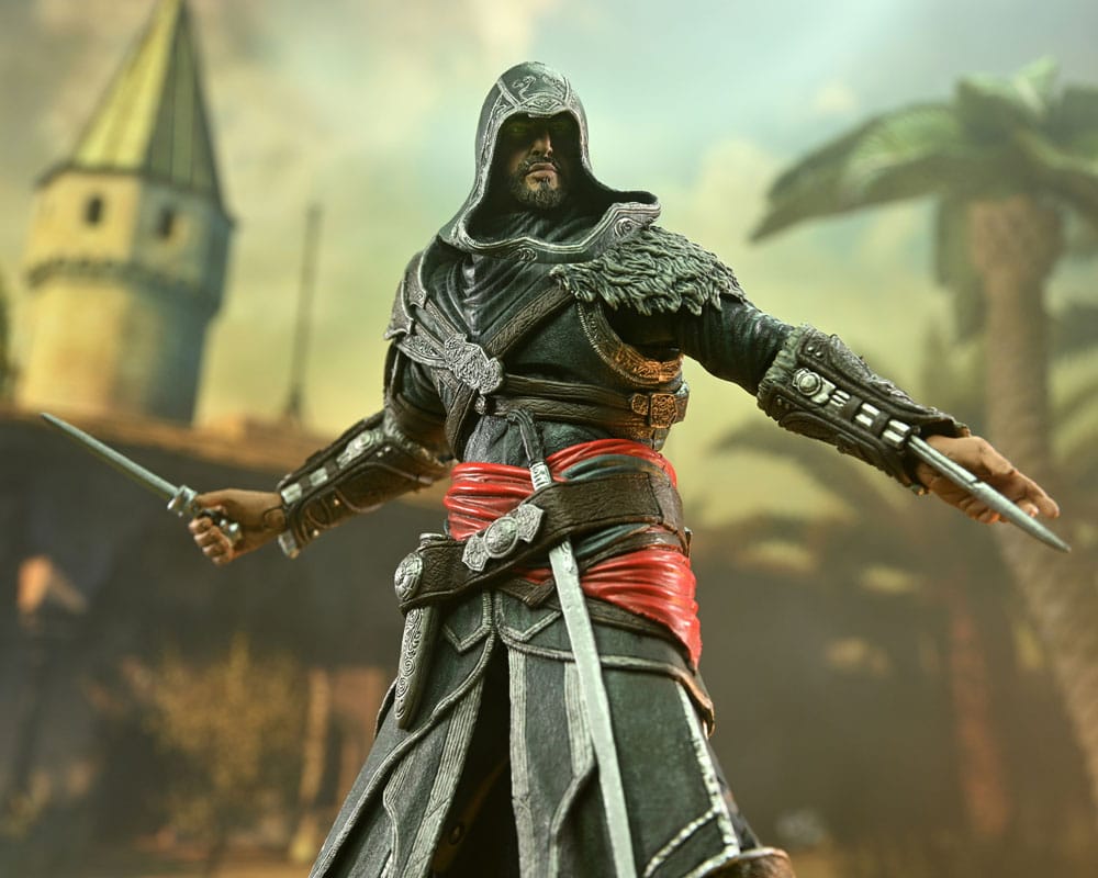 EZIO AUDITORE ASSASSIN'S CREED REVELATIONS FIGURA NECA 18 CM