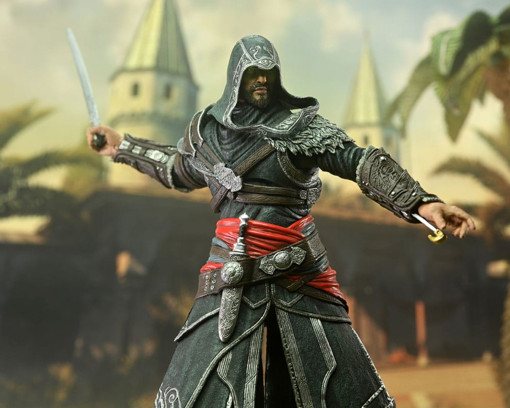 EZIO AUDITORE ASSASSIN'S CREED REVELATIONS FIGURA NECA 18 CM