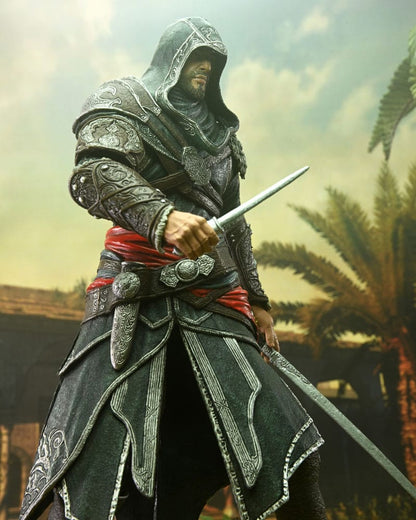 EZIO AUDITORE ASSASSIN'S CREED REVELATIONS FIGURA NECA 18 CM