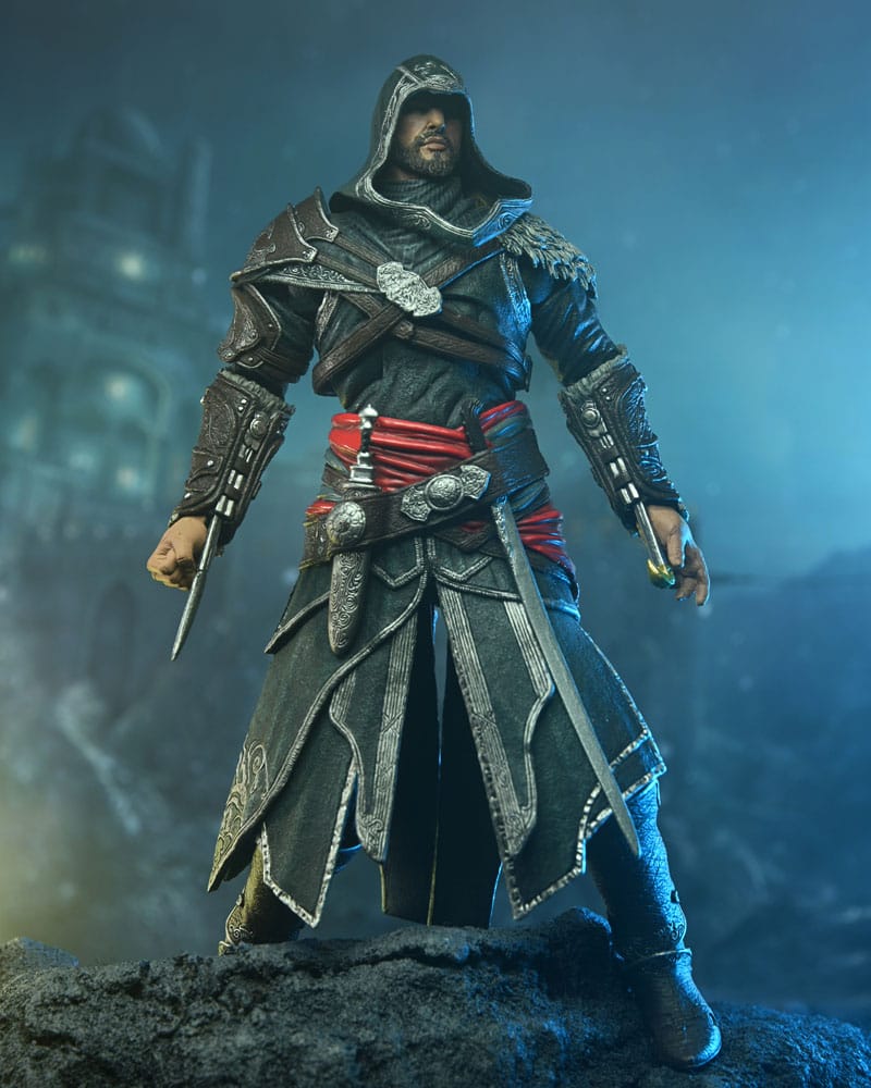 EZIO AUDITORE ASSASSIN'S CREED REVELATIONS FIGURA NECA 18 CM