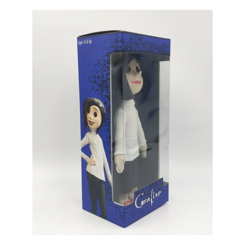 LOS MUNDOS DE CORALINE – PELUCHE OTHER MOTHER (BUTTON EYED DOLL) 20 CM (NECA – CORALINE)