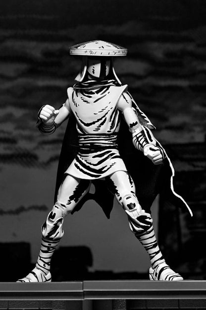 ELITE FOOT NINJA GUARD BLACK & WHITE FIGURA 18 CM - NECA - TEENAGE MUTANT NINJA TURTLES