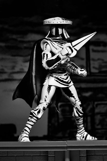 ELITE FOOT NINJA GUARD BLACK & WHITE FIGURA 18 CM - NECA - TEENAGE MUTANT NINJA TURTLES